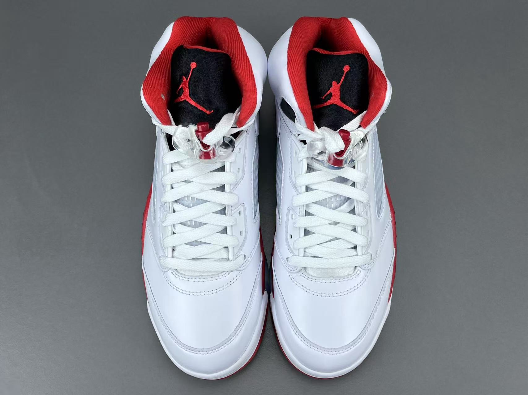 Jordan 5 Retro Fire Red Black Tongue HQ7978-101